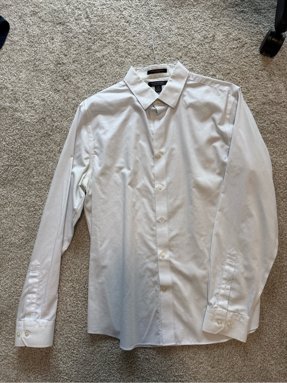 4x Banana Republic Men's Button-Down Dress Shirts- Slim Fit - Size L